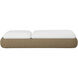 Barcelona Natural / Stinson White Outdoor Lounger